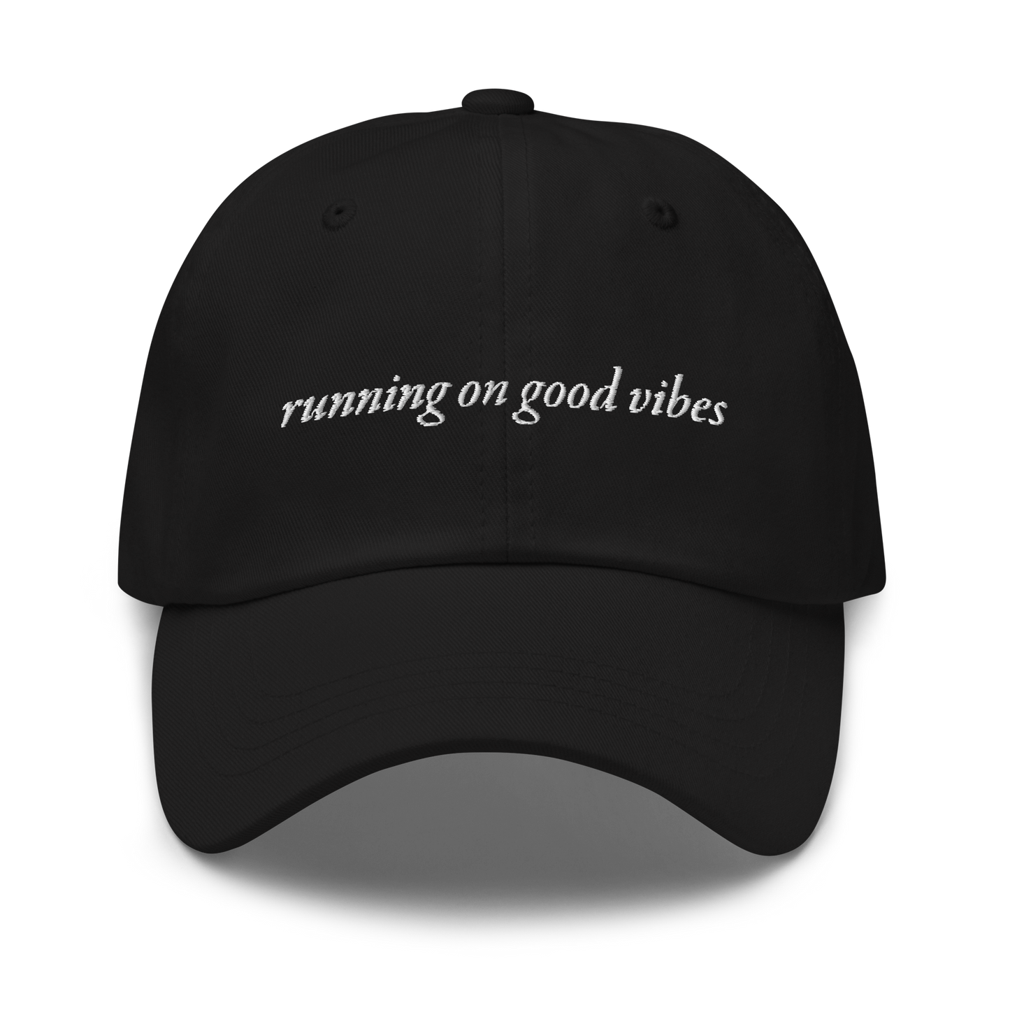 Running On Good Vibes Baseball Hat