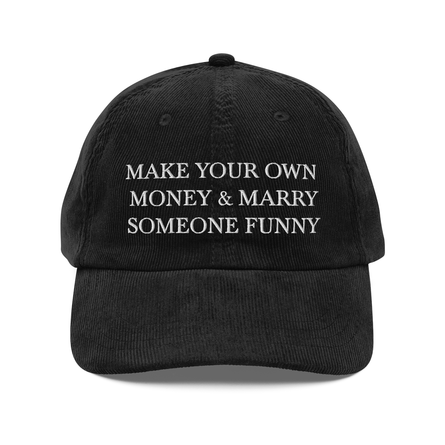 make your own money & marry someone funny on a black hat