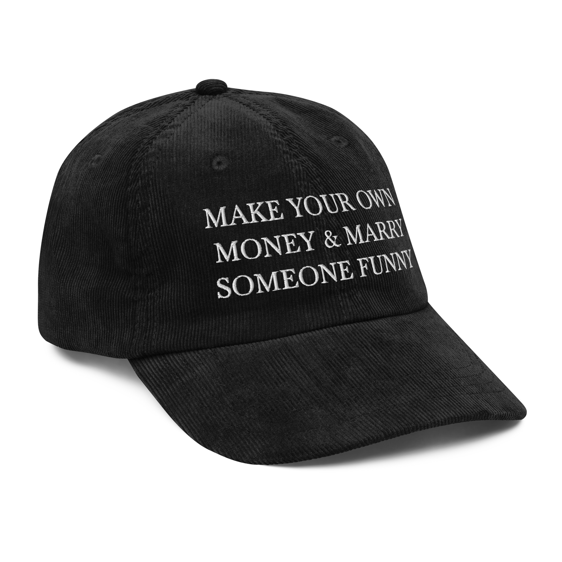 make your own money & marry someone funny on a black hat