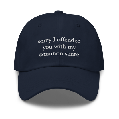 Sorry I Offended You With My Common Sense Baseball Hat