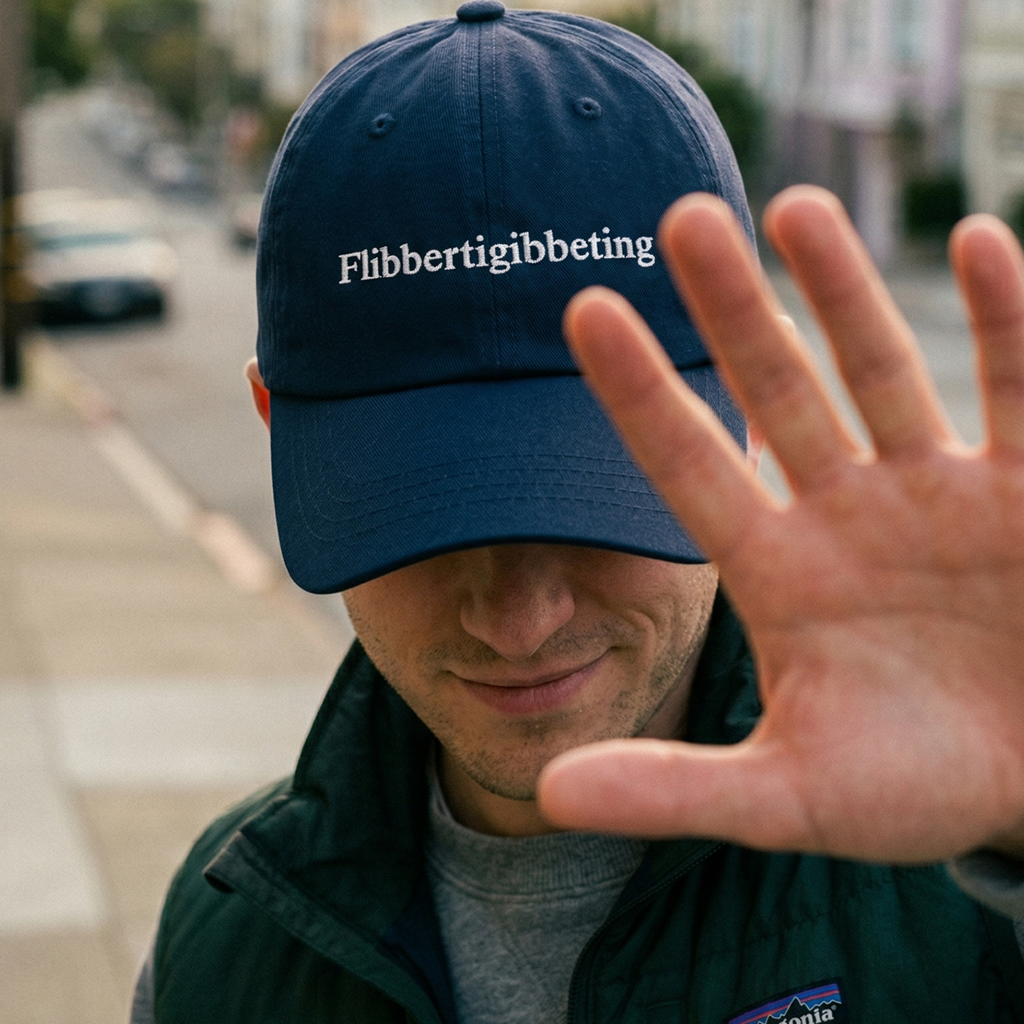 Flibbertigibbeting Hat – Funny AI Cap for Vibe Coders & Engineers
