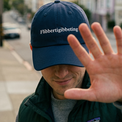 Flibbertigibbeting Hat – Funny AI Cap for Vibe Coders & Engineers
