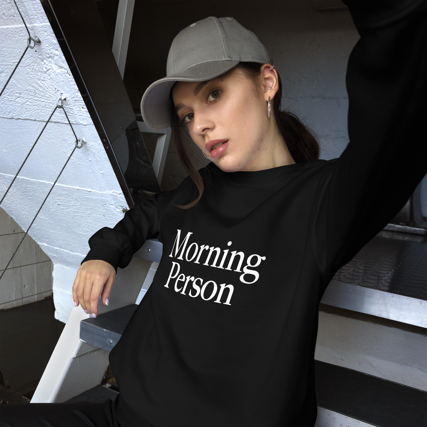 Morning Person Premium Sweatshirt