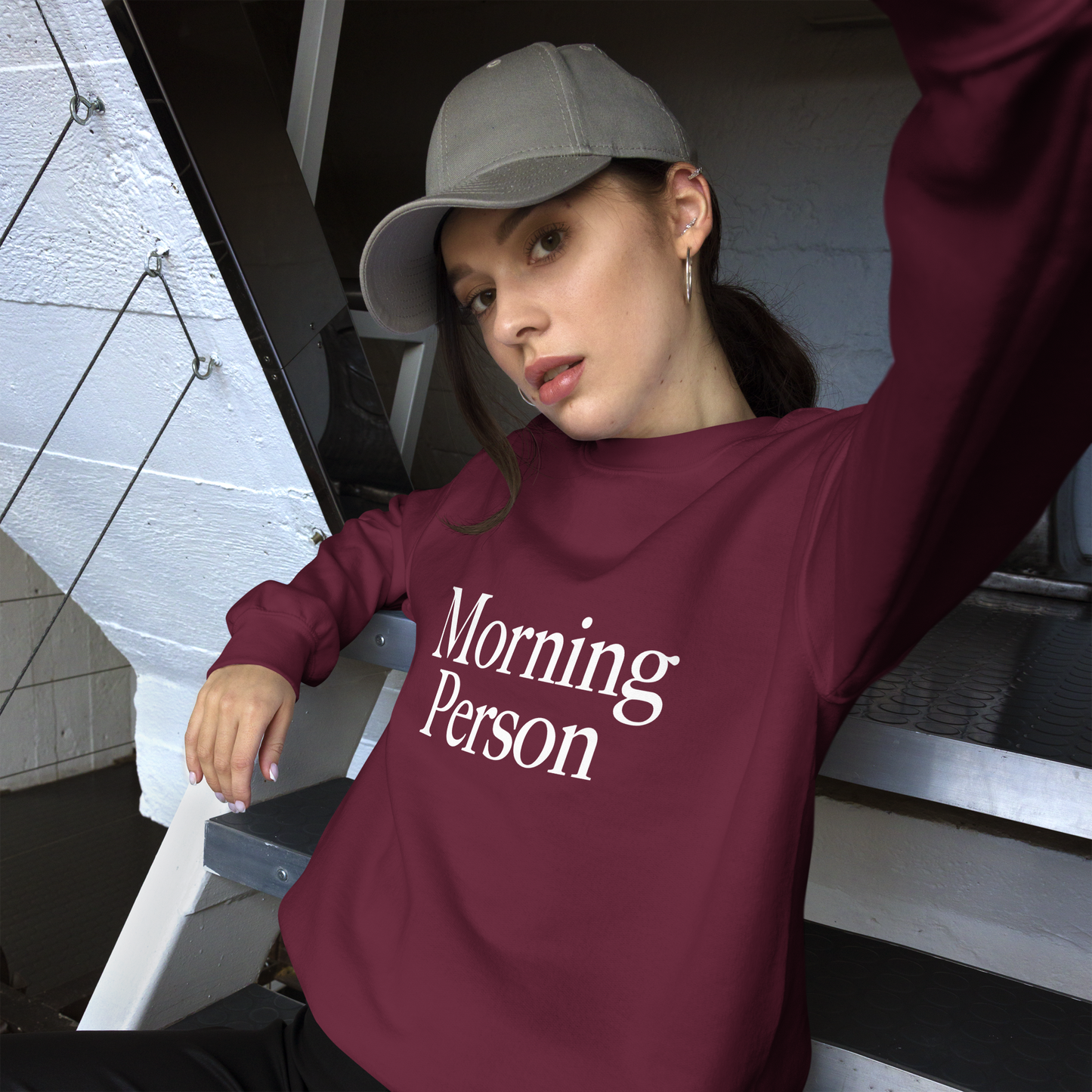 Morning Person Premium Sweatshirt