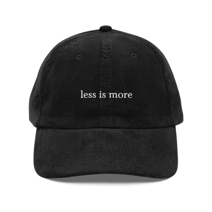 Less Is More Corduroy Hat