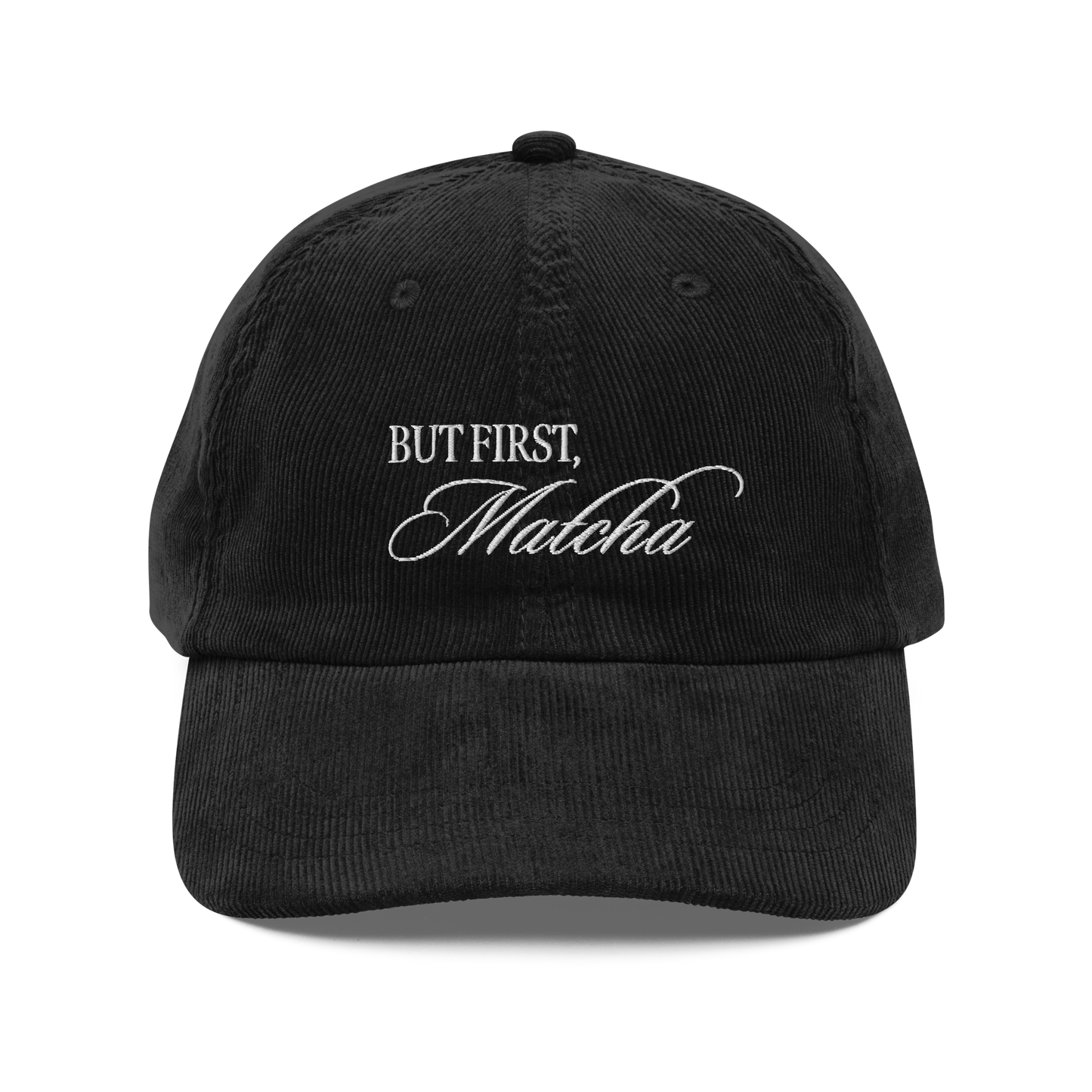 But First, Matcha Corduroy Hat