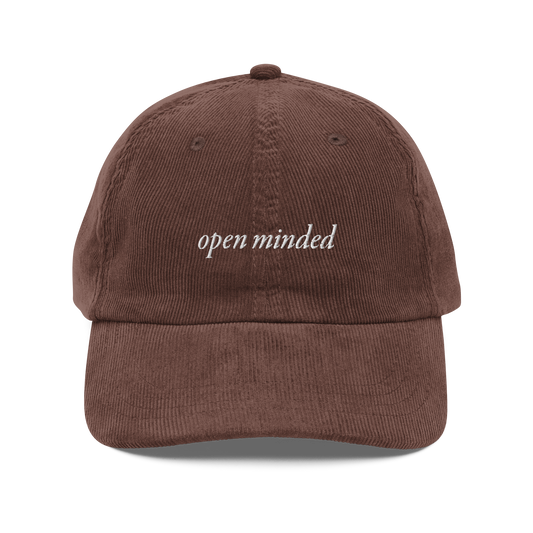 Open Minded Corduroy Hat